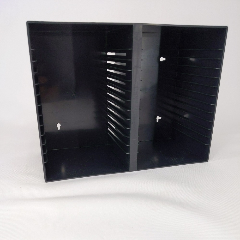 Case Logic 30 ea. CD Hard Plastic Storage Rack Wall Mount Expandable Black
